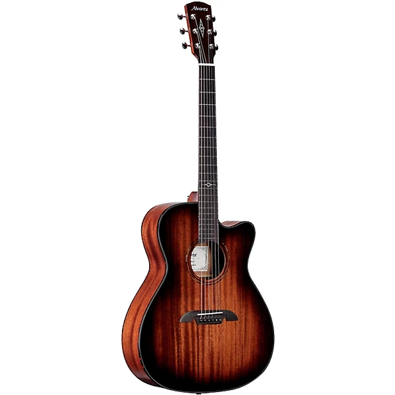 Alvarez MF66CE Folk-OM Acoustic-Electric Guitar Shadow Burst