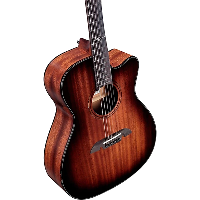 Alvarez MF66CE Folk-OM Acoustic-Electric Guitar Shadow Burst