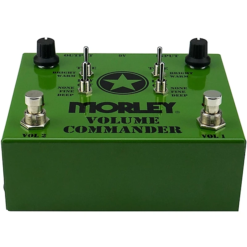 Morley Volume Commander Effects Pedal Green
