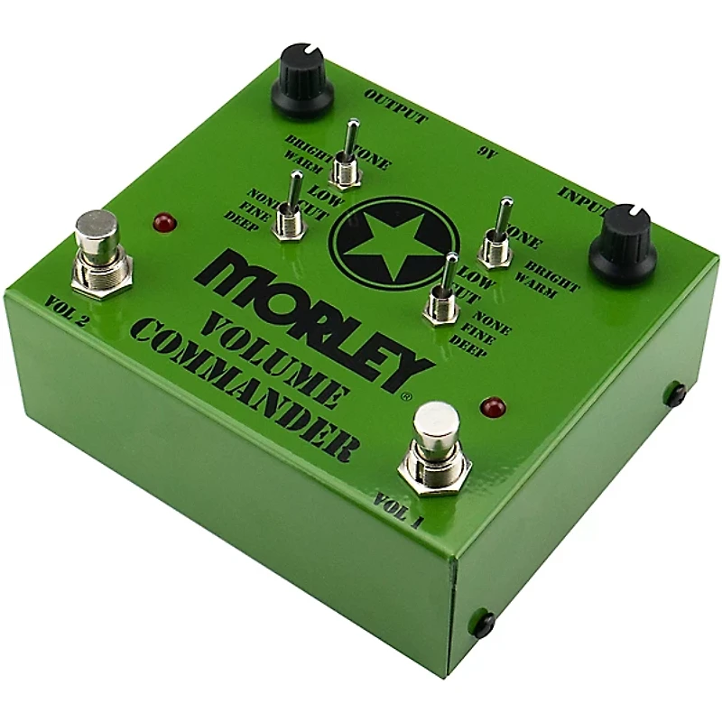 Morley Volume Commander Effects Pedal Green