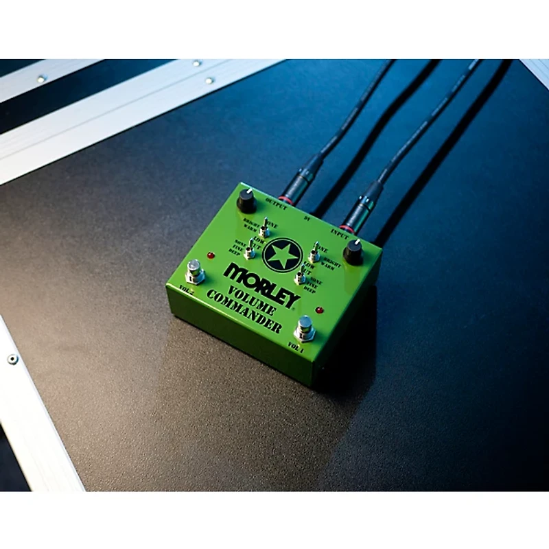 Morley Volume Commander Effects Pedal Green