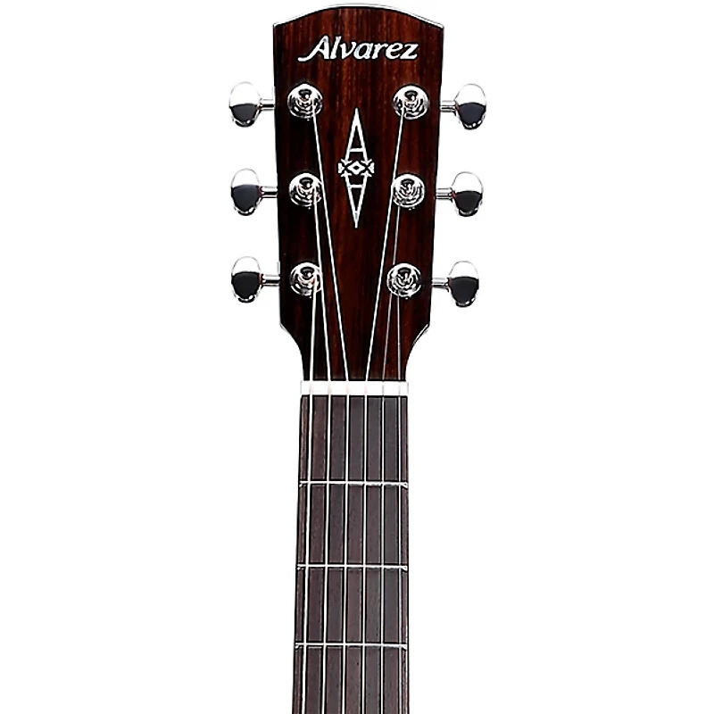 Alvarez MD60CE Herringbone Dreadnought Acoustic-Electric Guitar Shadow Burst