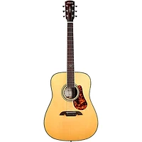 Alvarez MD70e Herringbone Dreadnought Acoustic-Electric Guitar Natural