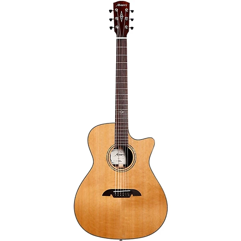Alvarez MG75CE Grand Auditorium Acoustic-Electric Guitar Natural