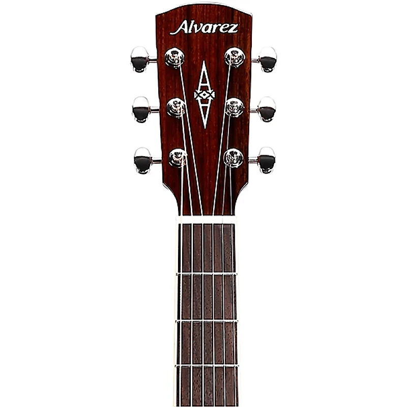 Alvarez MD60 Herringbone Dreadnought Acoustic Guitar Natural