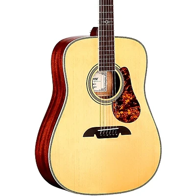 Alvarez MD60E Herringbone Dreadnought Acoustic-Electric Guitar Natural