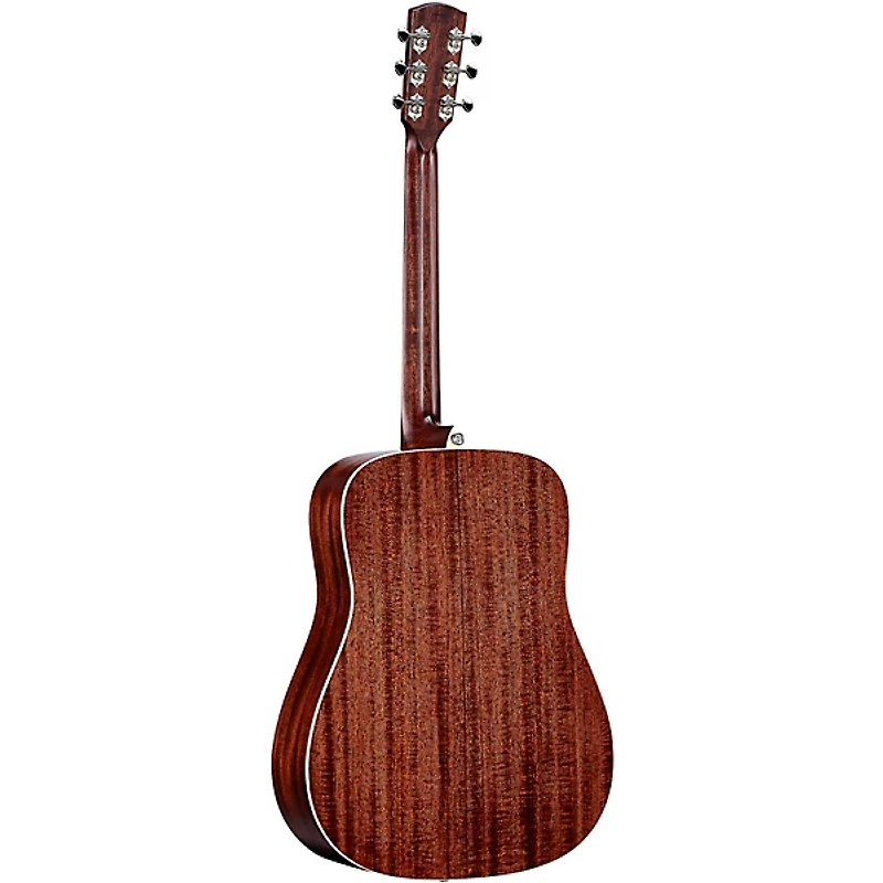 Alvarez MD60E Herringbone Dreadnought Acoustic-Electric Guitar Natural