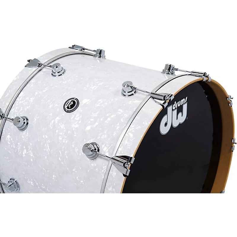 DW DWe Wireless Acoustic-Electronic Convertible 4-Piece Drum Set Bundle With 20" Bass Drum, Cymbals and Hardware
