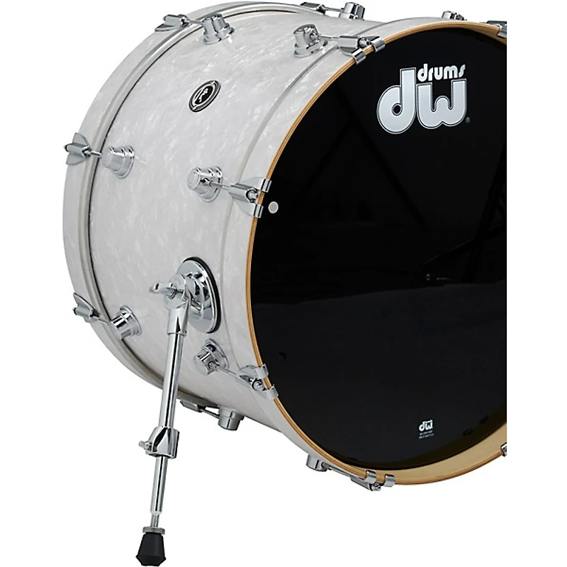 DW DWe Wireless Acoustic-Electronic Convertible 4-Piece Drum Set Bundle With 20" Bass Drum, Cymbals and Hardware
