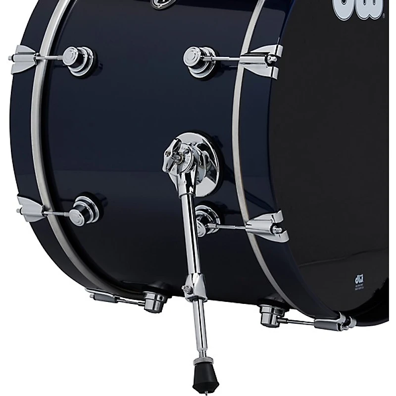 DW DWe Wireless Acoustic-Electronic Convertible 4-Piece Drum Set Bundle With 20" Bass Drum, Cymbals and Hardware