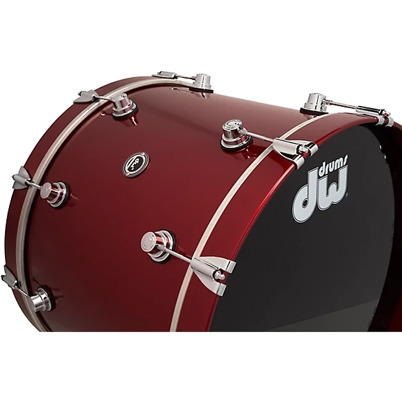 DW DWe Wireless Acoustic-Electronic Convertible 5-Piece Drum Set Bundle With 22" Bass Drum, Cymbals and Hardware