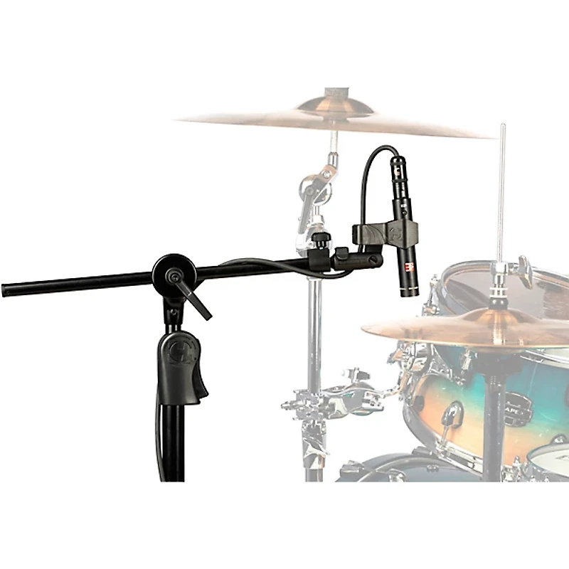 Hercules EZ Clutch Tripod Microphone Stand With Telescopic Boom Hideaway 2-in-1 Boom Arm