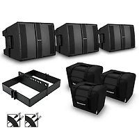 PreSonus Three CDL10P Active Line Array Speaker Package With Rigging Grid and Bags