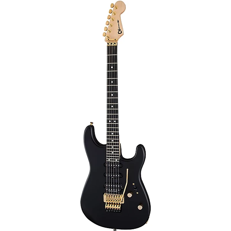 Charvel MJ San Dimas Style 1 HSS FR E Electric Guitar Satin Black