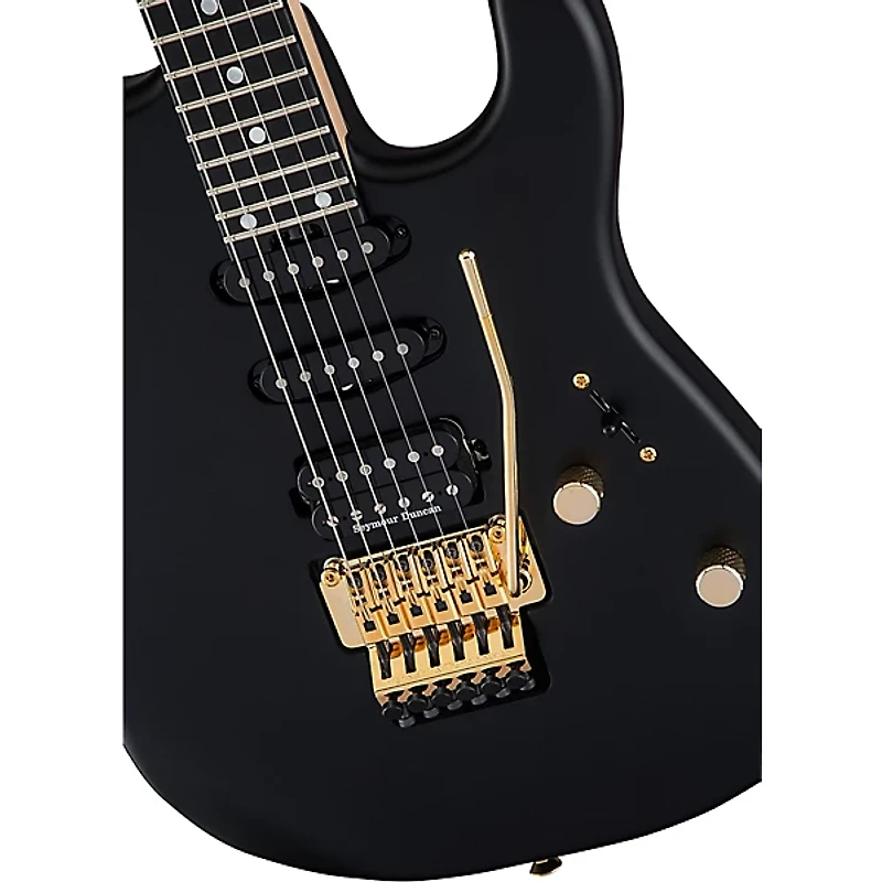 Charvel MJ San Dimas Style 1 HSS FR E Electric Guitar Satin Black