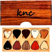 Knc Picks Assorted Guitar Picks With Wooden Box