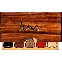 Knc Picks Assorted Guitar Picks With Wooden Box