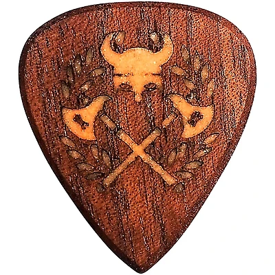 Knc Picks Viking Glowing Guitar Pick With Wooden Box Single