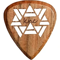 Knc Picks Grippytron Walnut Guitar Pick 3.0 mm Single