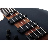 Schecter Guitar Research Charles Berthoud CB-4 Left-Handed Electric Bass See Thru Black Satin