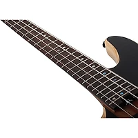 Schecter Guitar Research Charles Berthoud CB-4 Left-Handed Electric Bass See Thru Black Satin