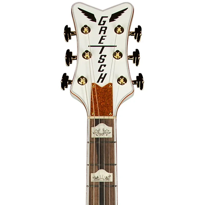 Gretsch Guitars G6136TG-OR Limited-Edition Orville Peck Falcon With String-Thru Bigsby Electric Guitar Oro Sparkle