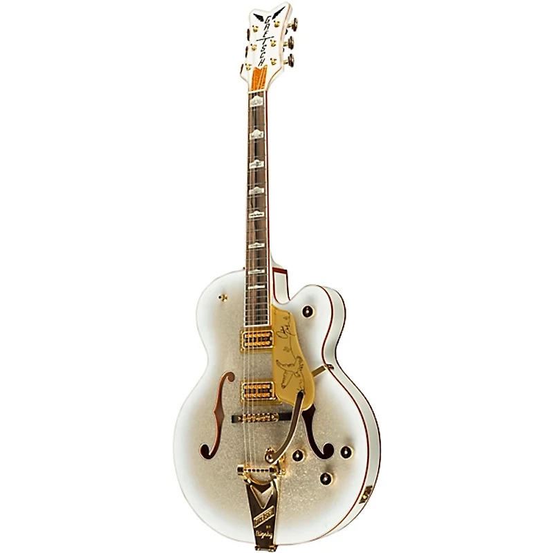 Gretsch Guitars G6136TG-OR Limited-Edition Orville Peck Falcon With String-Thru Bigsby Electric Guitar Oro Sparkle