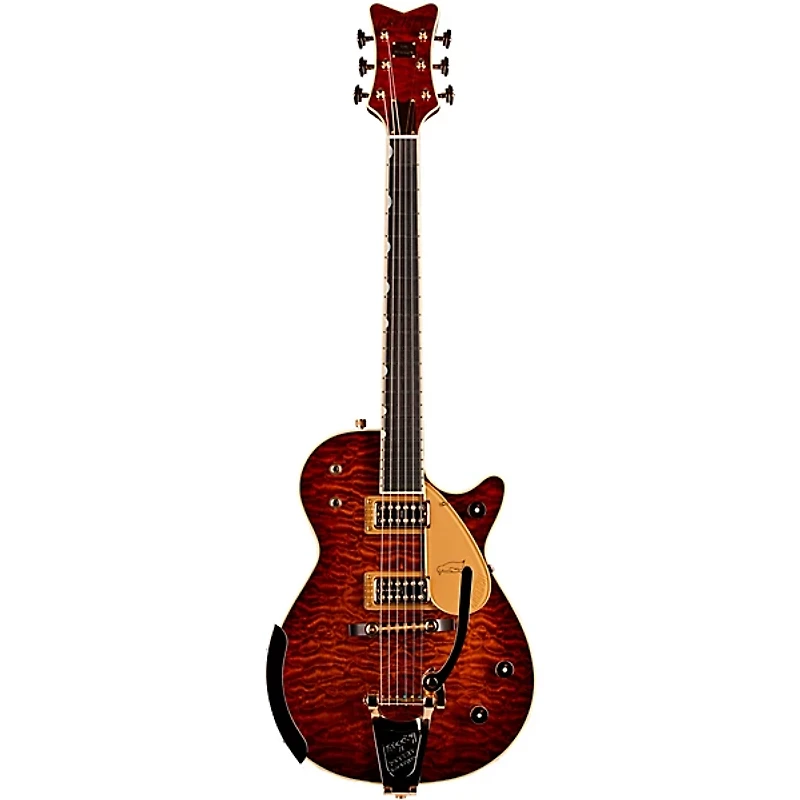 Gretsch Guitars G6134TGQM-59 Limited Edition Quilt Classic Penguin Electric Guitar Forge Glow
