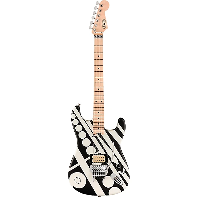 EVH Striped Series Crop Circles Electric Guitar Satin Crop Circles
