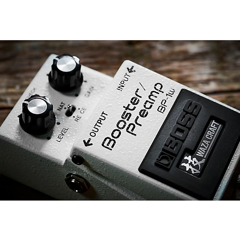 BOSS BP-1W Waza Craft Booster/Preamp Effects Pedal White