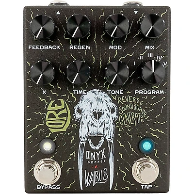 Walrus Audio Lore Reverse Soundscape Generator Delay/Reverb/Pitch/Modulation Effects Pedal - Onyx Edition Black
