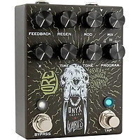 Walrus Audio Lore Reverse Soundscape Generator Delay/Reverb/Pitch/Modulation Effects Pedal - Onyx Edition Black