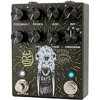 Walrus Audio Lore Reverse Soundscape Generator Delay/Reverb/Pitch/Modulation Effects Pedal - Onyx Edition Black