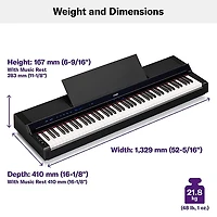 Yamaha P-S500 88-Key Smart Digital Piano With L300 Stand