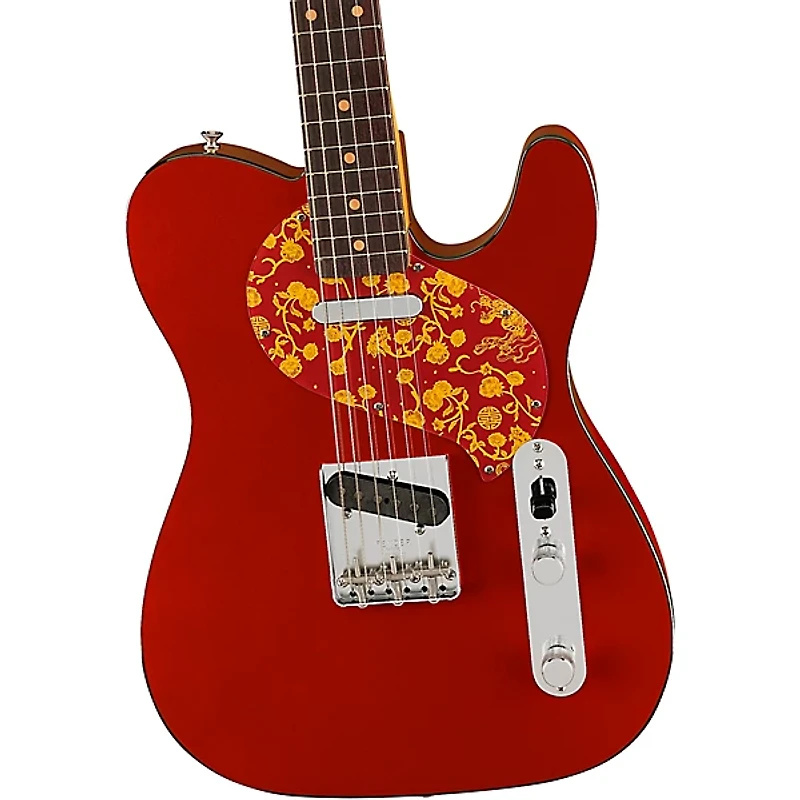 Fender Limited-Edition Raphael Saadiq Telecaster Electric Guitar - Dark Red Metallic