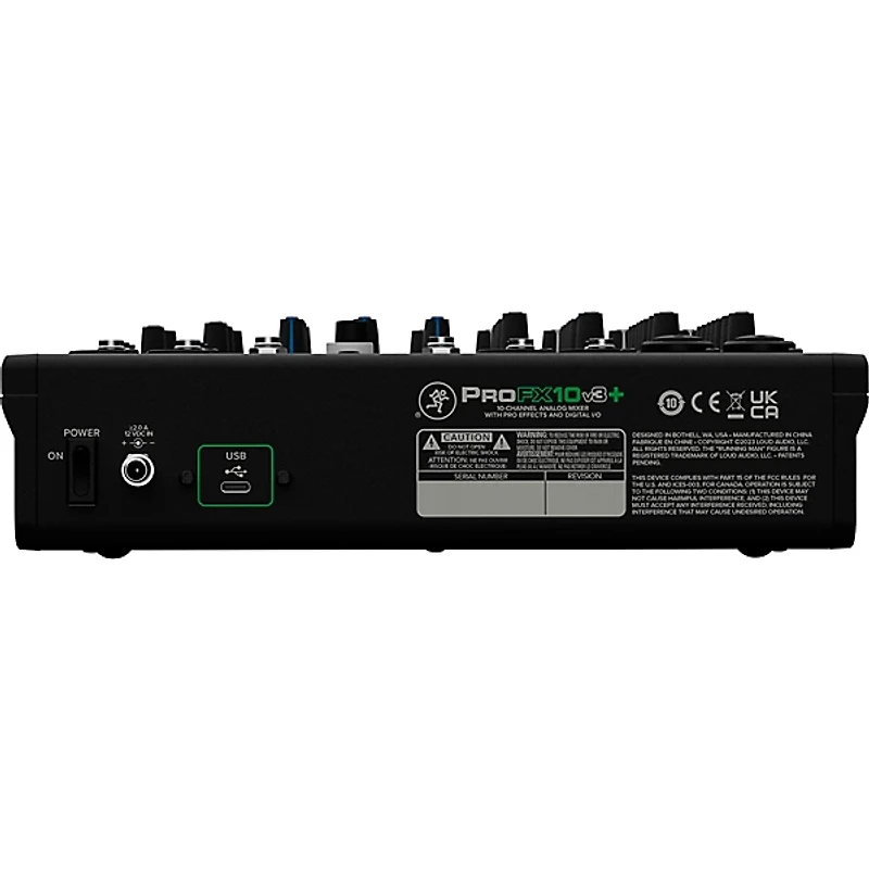 Mackie ProFX10v3+ 10-Channel Mixer With Gator Mixer Bag