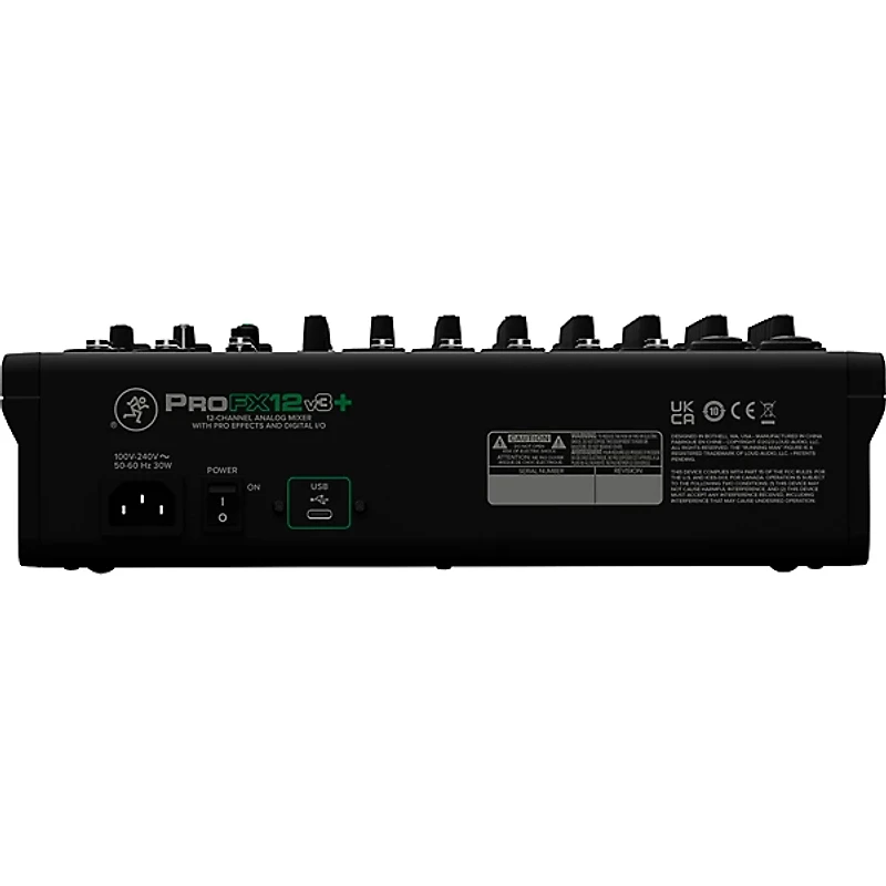 Mackie ProFX12v3+ 12-Channel Mixer With Gator Mixer Bag