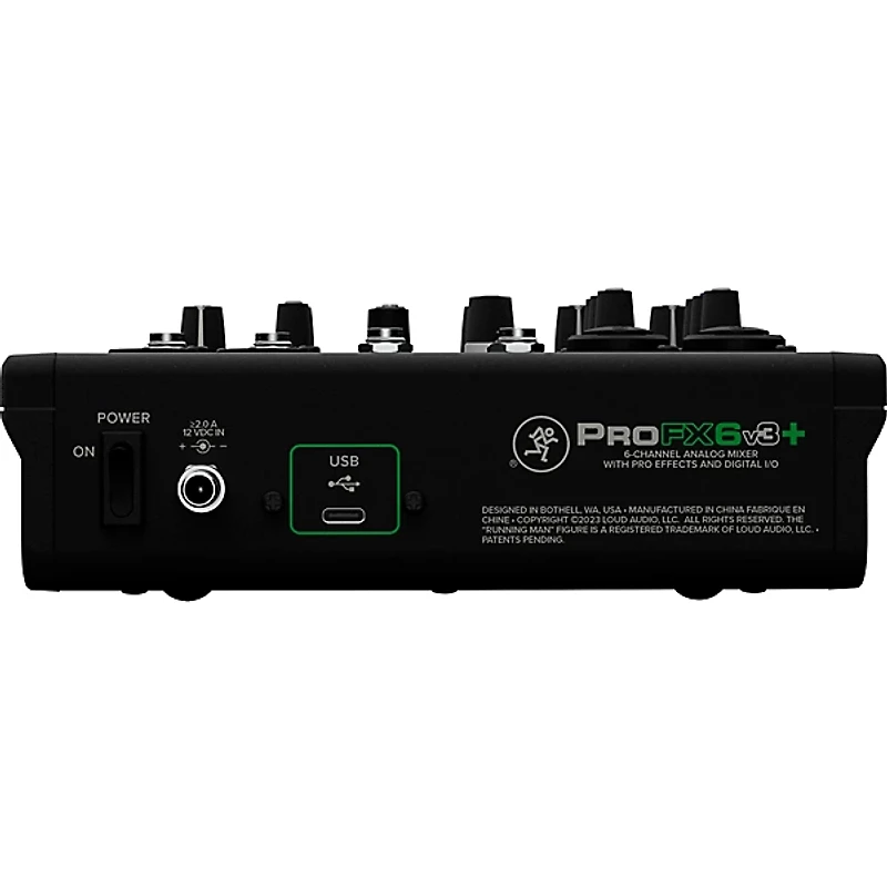 Mackie ProFX6v3+ 6-Channel Mixer With Gator Mixer Bag