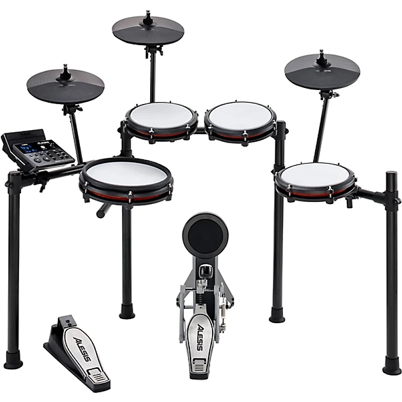 Alesis Nitro Max 8-Piece Electronic Drum Set With Bluetooth, BFD Sounds & DA2108 Drum Amp