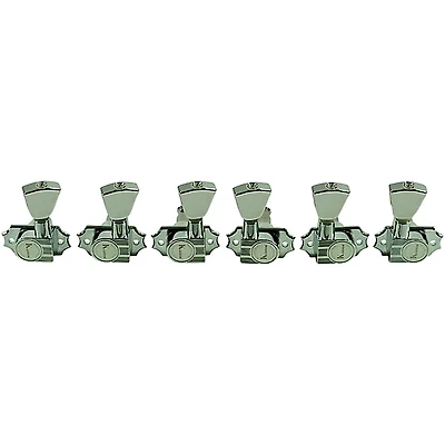 Kluson 3 Per Side Revolution Series G-Mount Metal Keystone Tuning Machines