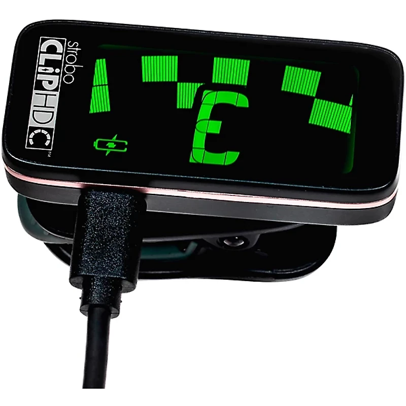 Peterson StroboClip HDC Rechargeable Clip-On Tuner Black