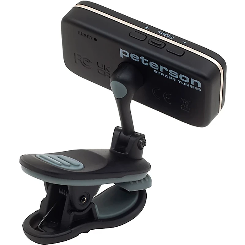 Peterson StroboClip HDC Rechargeable Clip-On Tuner Black