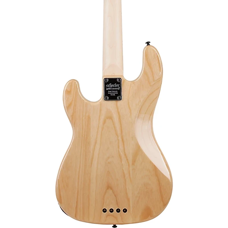 Schecter Guitar Research Justin Beck V Ani 4-string electric bass Gloss Natural