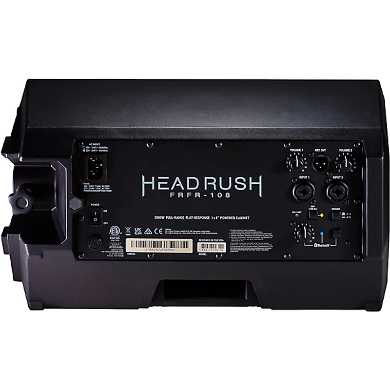 HeadRush FRFR-108 MKII 1x8 2,000W Powered Speaker Cabinet Black