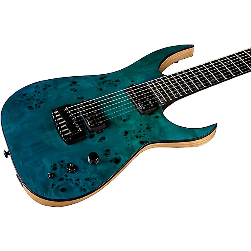 Schecter Guitar Research KM-7 MK-III Artist 7-String Electric Guitar With Lungren Pickups Lagoon Fade