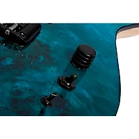 Schecter Guitar Research KM-7 MK-III Artist 7-String Electric Guitar With Lungren Pickups Lagoon Fade