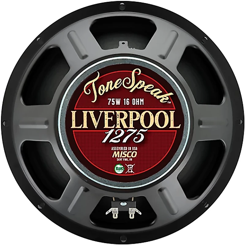 ToneSpeak Liverpool 1275 12" 75W Guitar Speaker