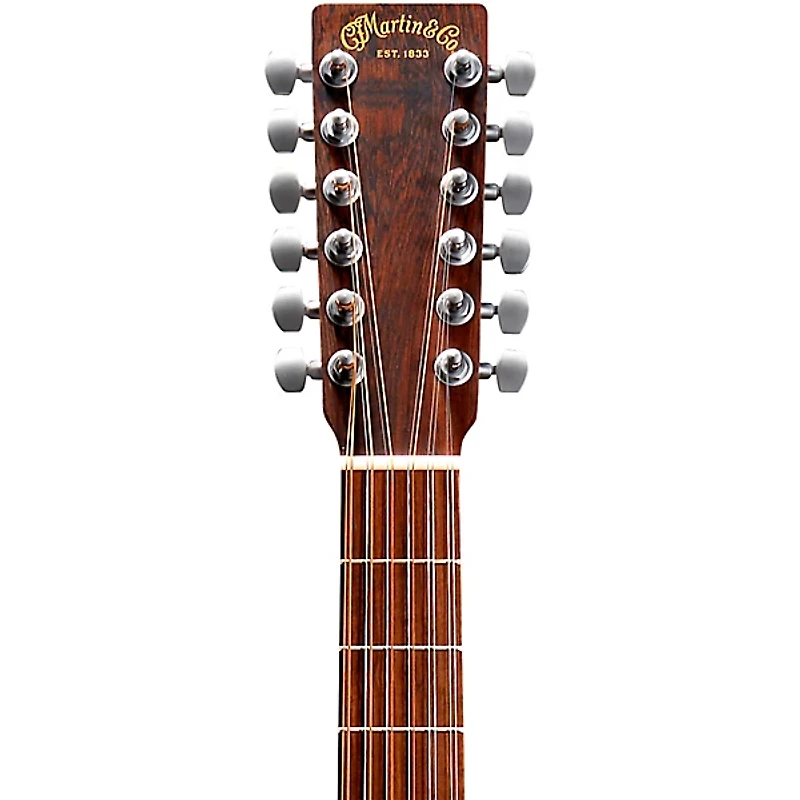 Martin DX2E Rosewood HPL 12-String Dreadnought Acoustic-Electric Guitar Natural