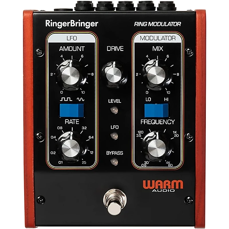 Warm Audio RingerBringer Ring Modulator Effects Pedal Black