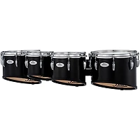 Pearl Finalist FMTB8023 Marching Tenor Set 8, 10, 12, 13 in. Midnight Black